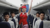 天天跳街舞 第255集 中国飞机上空姐齐跳c哩c哩舞, 这是我看过最好的版本-