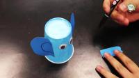 如何用纸杯制作好玩的手工-幼儿动物纸杯手工大笨象