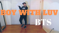 惊讶翻跳，防弹少年团BTS - BOY WITH LUV，爵士舞入门教学视频