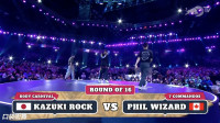 2019红牛街舞大赛世界总决赛KAZUKI ROCK VS PHIL WIZARD16进8