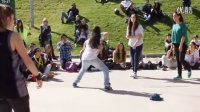 【街舞牛人】女生街舞斗舞比赛视频