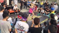  广州中学生街舞比赛裁判表演,广州BBOY表演广州JAZZ个人SHOW-