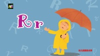 幼儿园英文字母歌动画系列-Rr rain