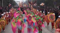  扶风县木兰舞蹈队一九年正月十四参加县上社火秧歌街舞游演实况-