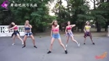 健美的俄罗斯女孩集体跳街舞，这“阵势”太大了