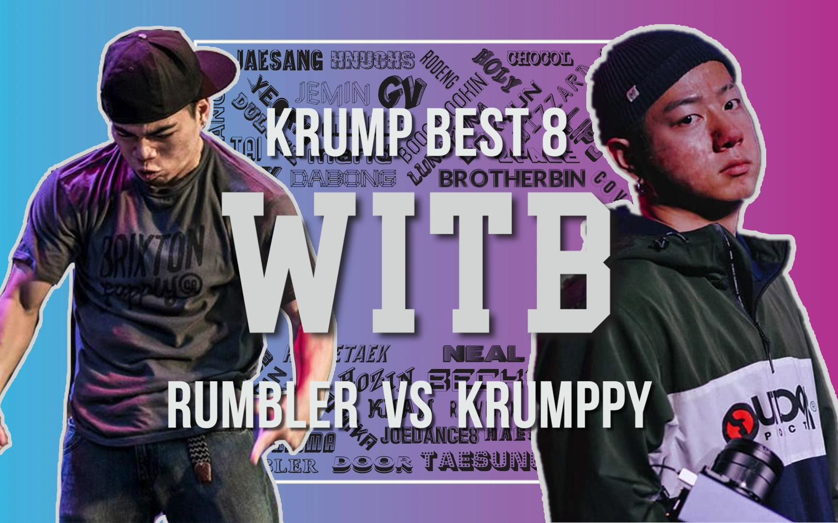 RUMBLER vs KRUMPPY｜Krump Best8 @ WITB 2019