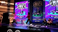 2019WAF国际少儿街舞大赛福州分赛区hiphop组，蔓莎&阿泽~冠军争夺赛，蔓莎获得hiphop组冠军