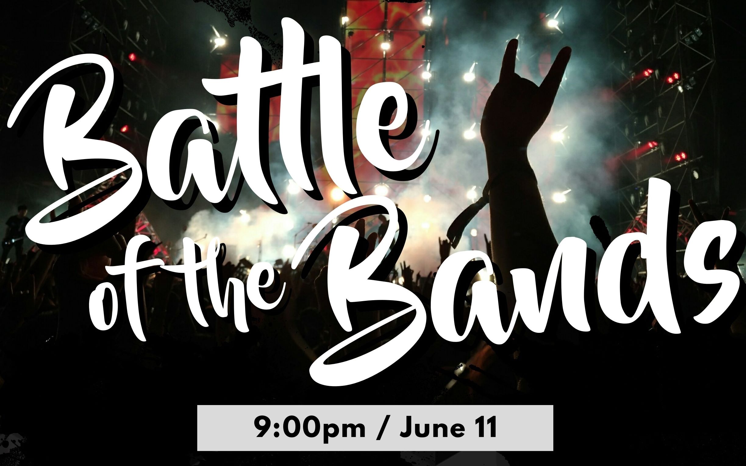The battle of bands in 9 club on 11th June