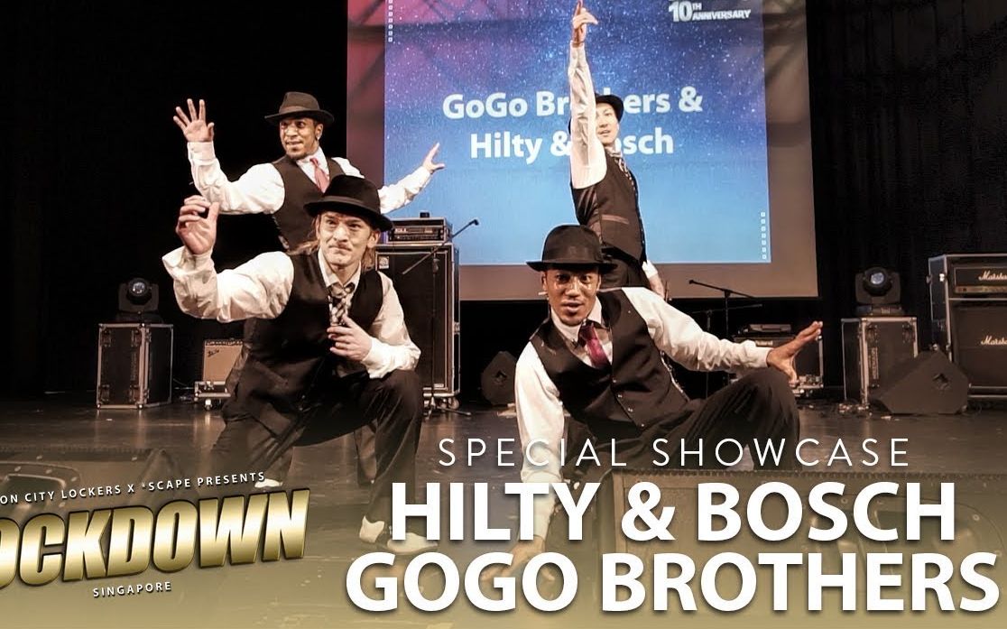 【锁舞大师终极合作】不要错过!日本大神Hilty&Bosch+GoGo Brothers特别表演！