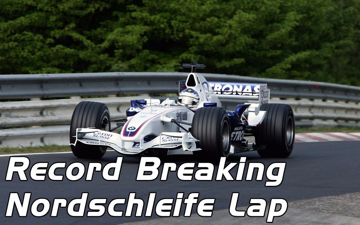 宝马索伯F1的纽北5分15秒跑圈视频，比较少见。BMW Sauber F1 - Record Breaking Nordschleife Lap (5m15s)