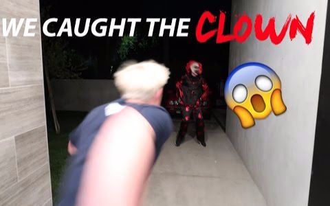 Lucas and Marcus - WE CAUGHT THE KILLER CLOWN THAT BROKE INT
