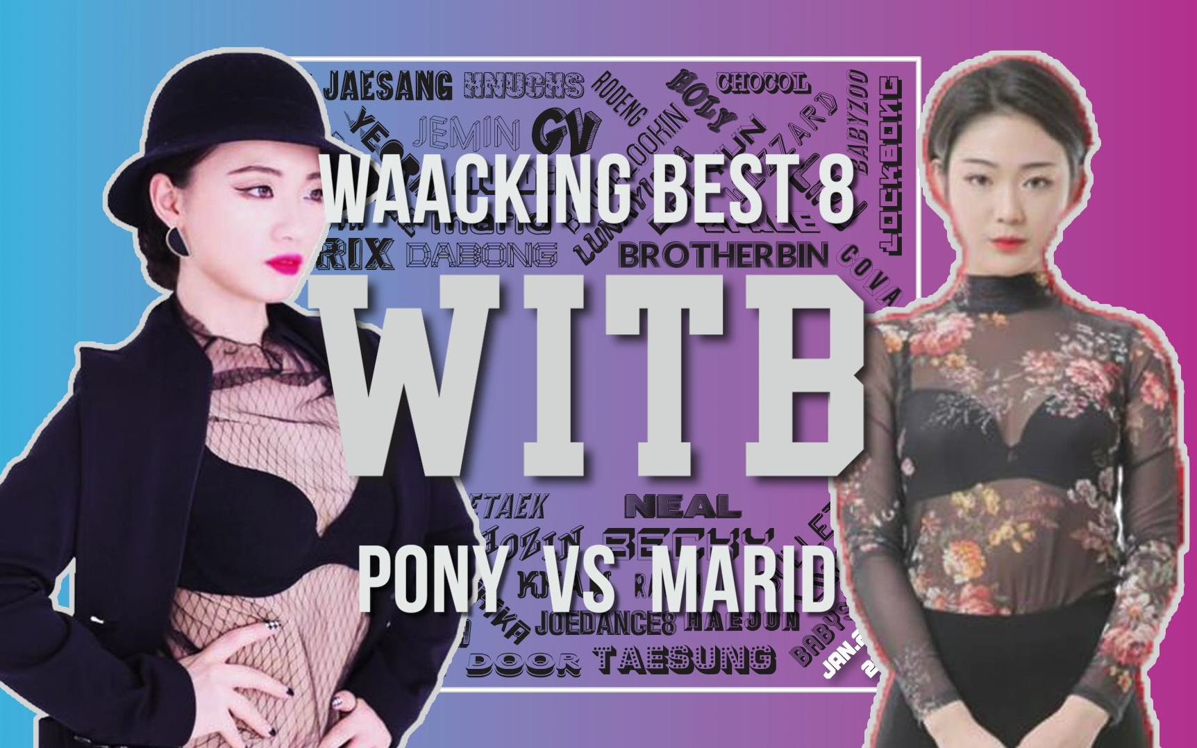 PONY vs MARID｜Waacking Best8 @ WITB 2019