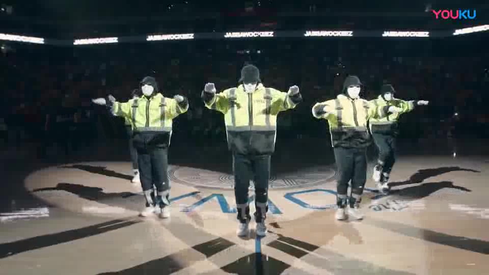 ［JABBAWOCKEEZ］-假面舞团在NBA2019季后赛总决赛现场带来震撼齐舞表演_