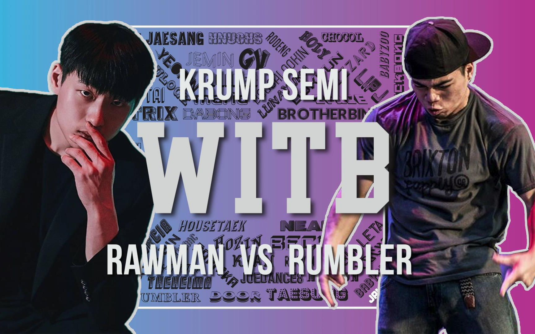 RAWMAN vs RUMBLER｜Krump Semi @ WITB 2019