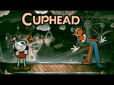 Cuphead Beppi Clown Boss在2条模式下的战斗