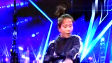 最近这段视频火了,15岁中国女孩达人秀表演街舞,太帅了！