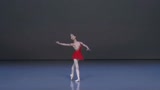 优雅的芭蕾舞。这个小女孩跳得很好。