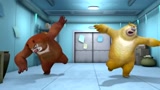 熊大熊二跳冰上芭蕾，真是太搞笑了