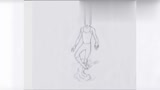 纸上动画：跳芭蕾的仙女