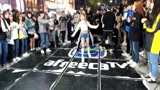 韩国街头跳舞的小姐姐，最后那个小女孩好厉害，又被圈粉了！