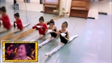 芭蕾女孩的日常压腿照一出众人惊艳，竟然还要挑战谢娜