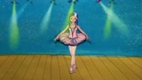 小女孩参加芭蕾舞表演，漂亮的衣服，超级可爱哦