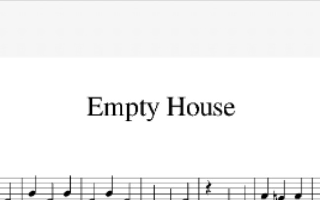 【单簧管】Undertale - Empty House